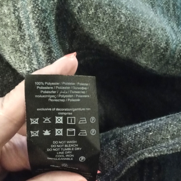 ONLY Plaid Extra Long Shacket Coat M/L - Picture 8 of 8